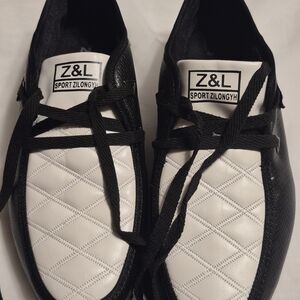 Z&L Sporty Black and White Men's Shoes Size 8.5 US. Like New!